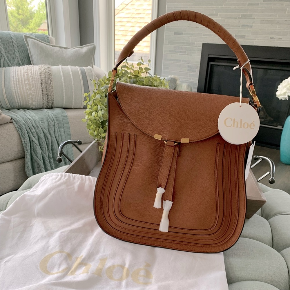 COPY - **Sold** NWT Chloe Marcie Hobo Bag Tan